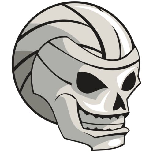VOLLEYBALL SKULL RQC Thumbnail