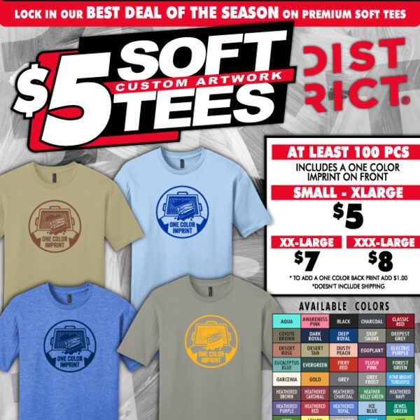 CSP $5 Soft Tees Thumbnail