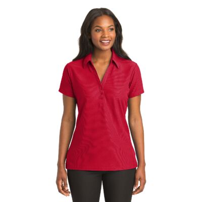 Ladies Vertical Pique Polo Thumbnail