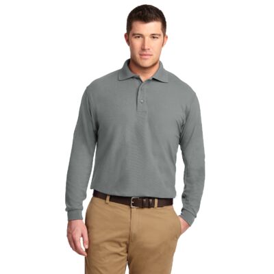 Long Sleeve Silk Touch™ Polo Thumbnail