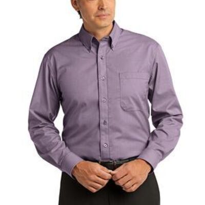 Mini Check Non Iron Button Down Shirt Thumbnail