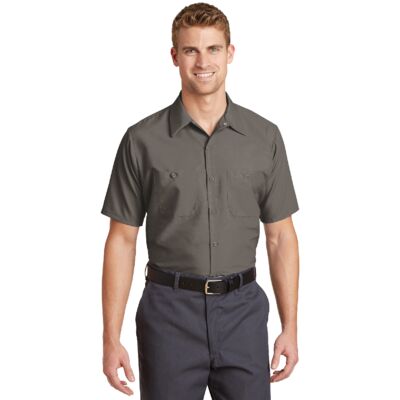 Long Size, Short Sleeve Industrial Work Shirt Thumbnail