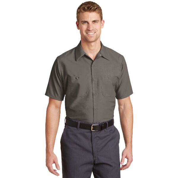 Long Size, Short Sleeve Industrial Work Shirt Thumbnail