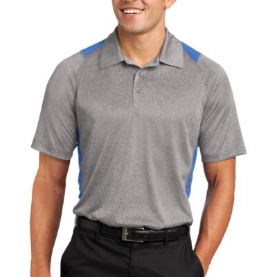 Heather Colorblock Contender ™ Polo Thumbnail