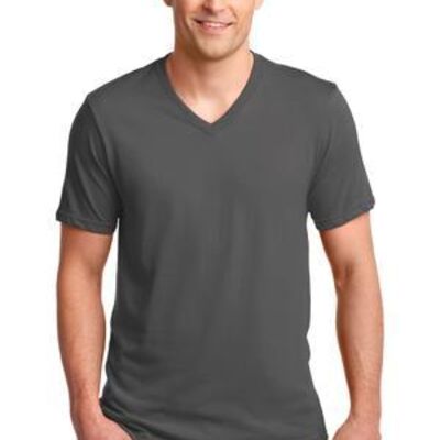 100% Ring Spun Cotton V Neck T Shirt Thumbnail