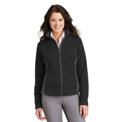 Ladies Two Tone Soft Shell Jacket Thumbnail