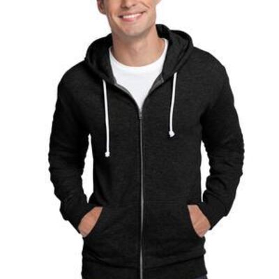Young Mens Core Fleece Full Zip Hoodie Thumbnail