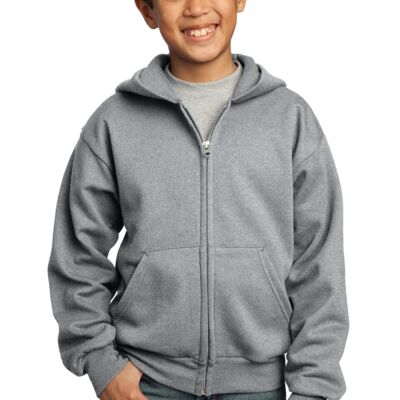 Youth Full Zip Hooded Sweatshirt Thumbnail