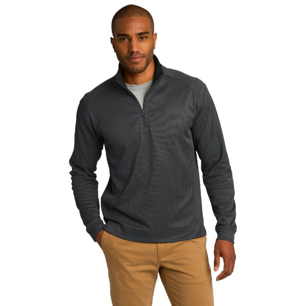 Vertical Texture 1/4 Zip Pullover Thumbnail