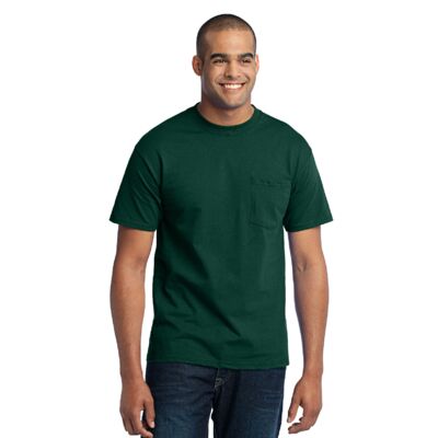 Tall 50/50 Cotton/Poly T Shirt with Pocket Thumbnail