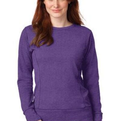Ladies French Terry Crewneck Sweatshirt Thumbnail