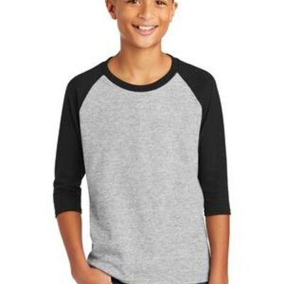 ® Heavy Cotton ™ Youth 3/4 Sleeve Raglan T Shirt Thumbnail