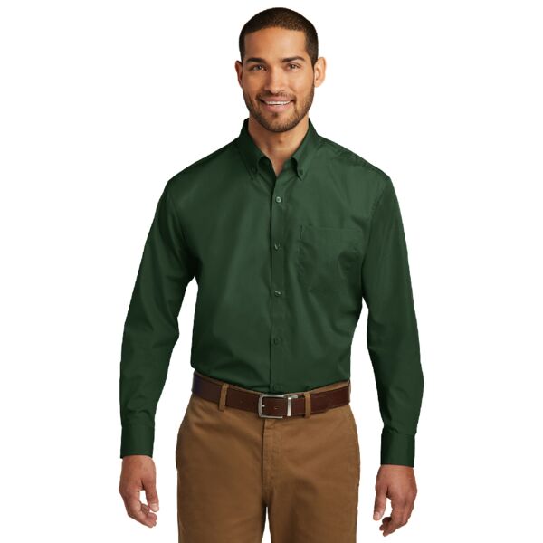 Long Sleeve Carefree Poplin Shirt Thumbnail