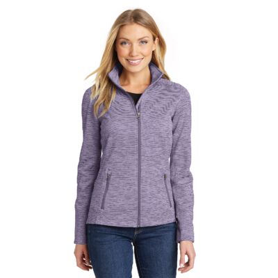 Ladies Digi Stripe Fleece Jacket Thumbnail