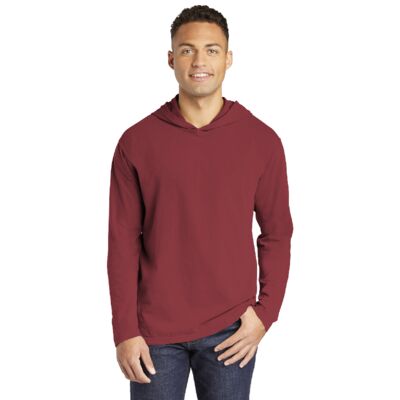 Heavyweight Ring Spun Long Sleeve Hooded Tee Thumbnail