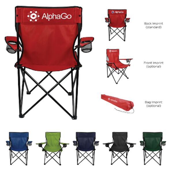 Folding Captain's Chair with Carry Bag Thumbnail