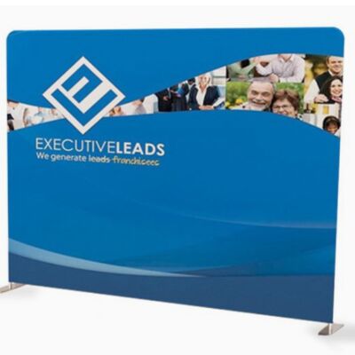 10 ft Tension Fabric Backdrop Double Side Print Thumbnail