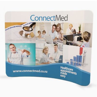 10 ft Curved Backdrop Single Side Print Thumbnail