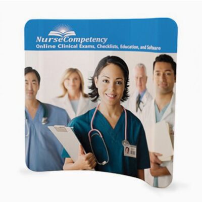 8 ft Curved Backdrop Single Side Print Thumbnail