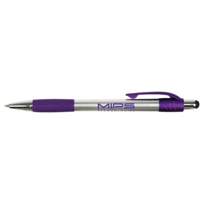 Premium Silver Stylus Pen w/ Metallic Accents Thumbnail