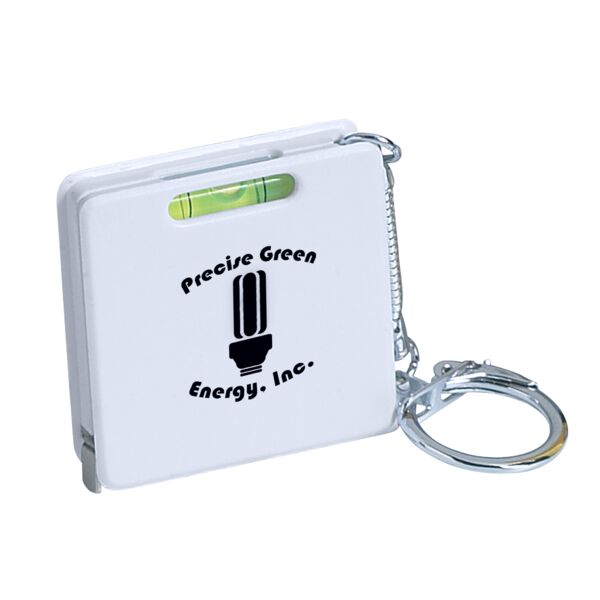 Square Level Tape Measure Key Tag Thumbnail