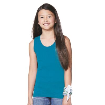 Girls' Fine Jersey Tank Top Thumbnail